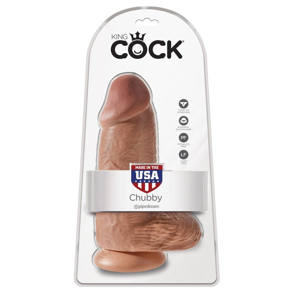 Pipedream King Cock - 9' Chubby Caramel