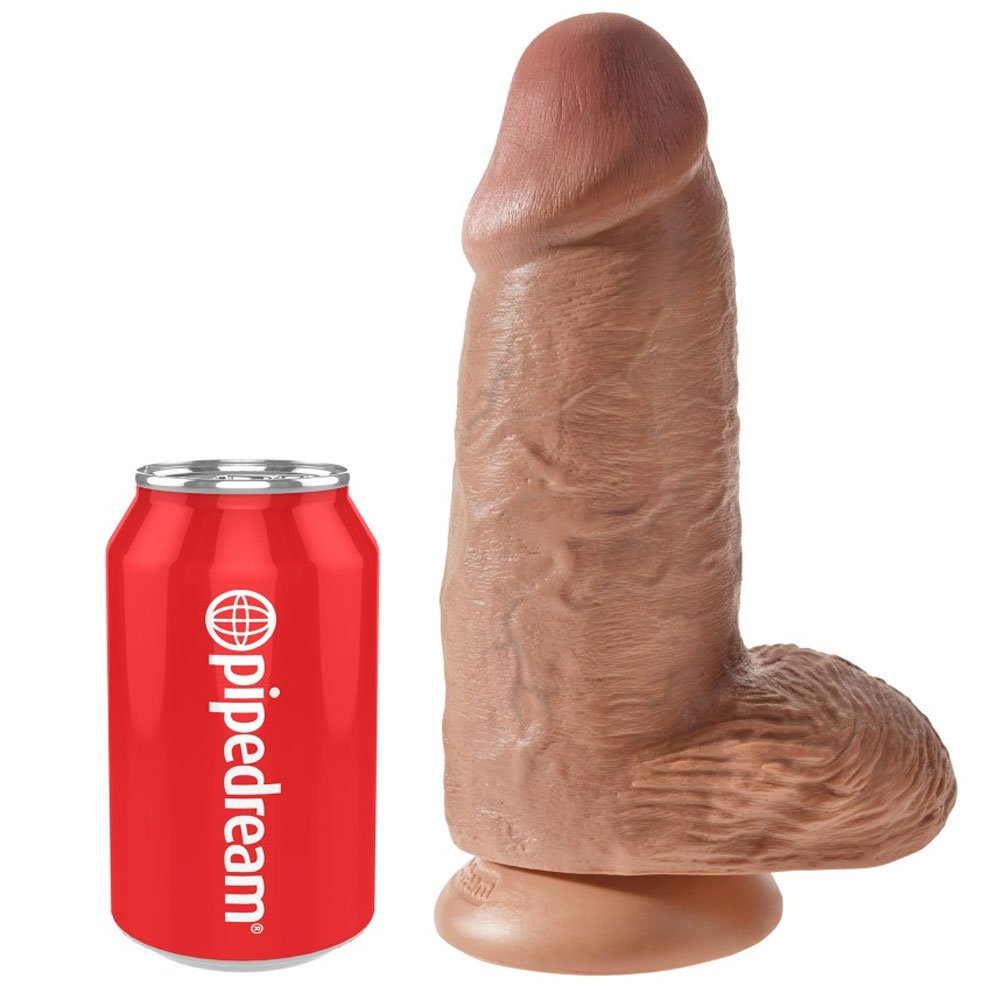 Pipedream King Cock - 9' Chubby Caramel