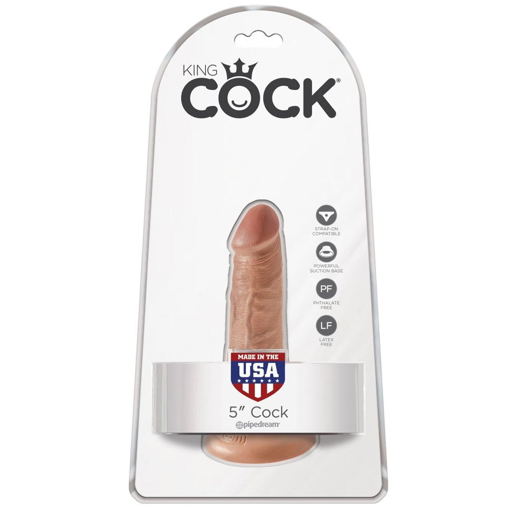 Pipedream King Cock - 5" Cock Caramel