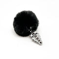 Metal Anal Fluffy Twist Plug M