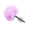 Metal Anal Fluffy Twist Plug L