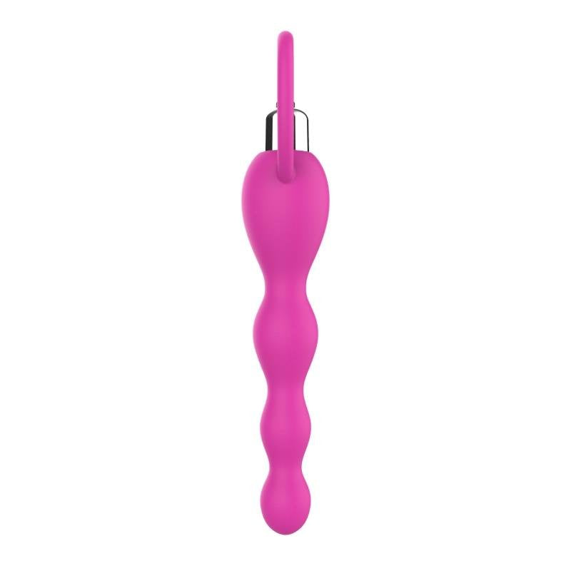 A-GUSTO Anal Chain with Vibration Pink