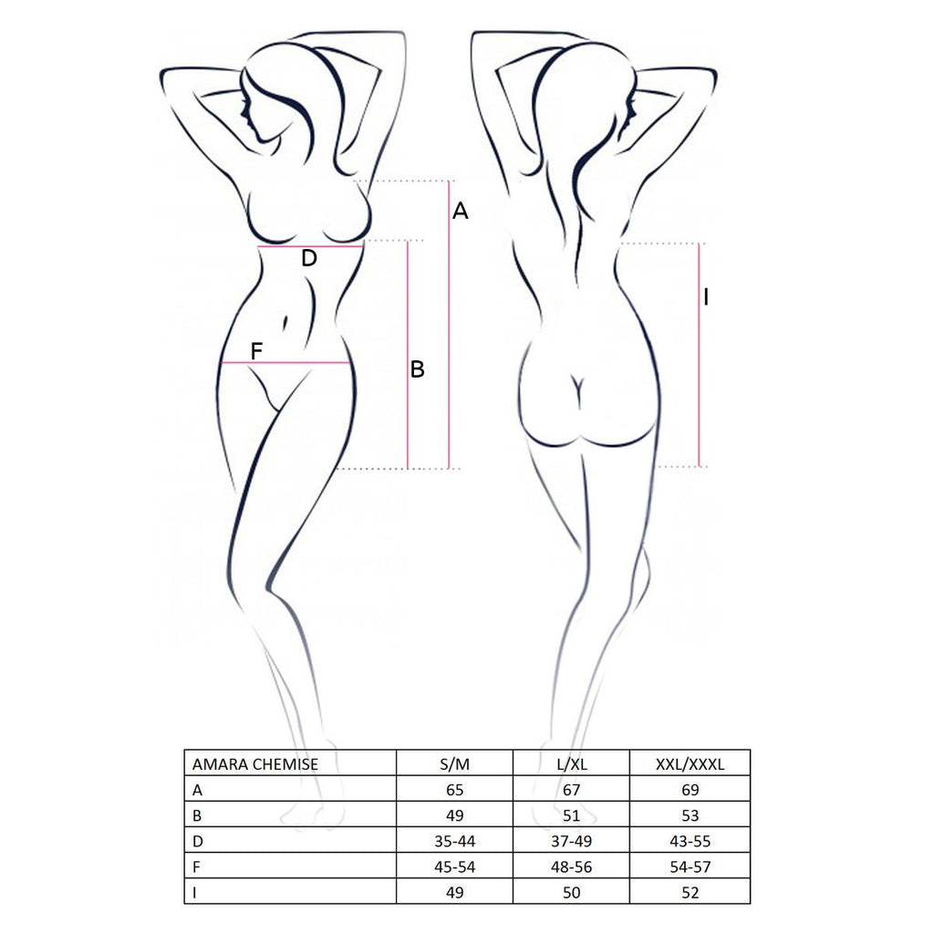Babydoll AMARA Bianco - Taglia L/XL