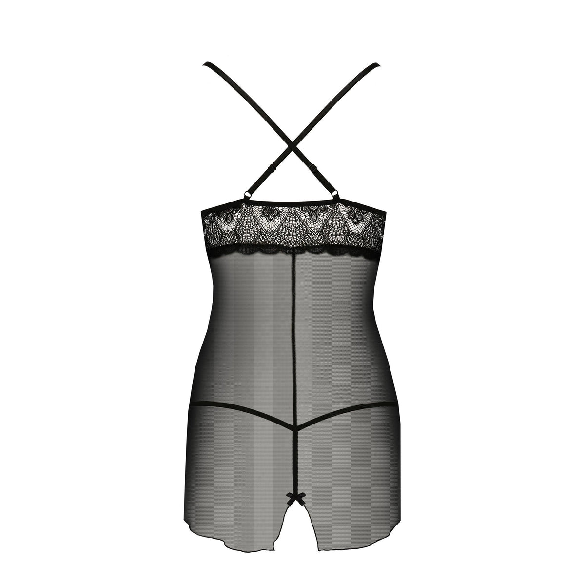 Babydoll QUENTRIS Nero - Taglia XXL/3XL