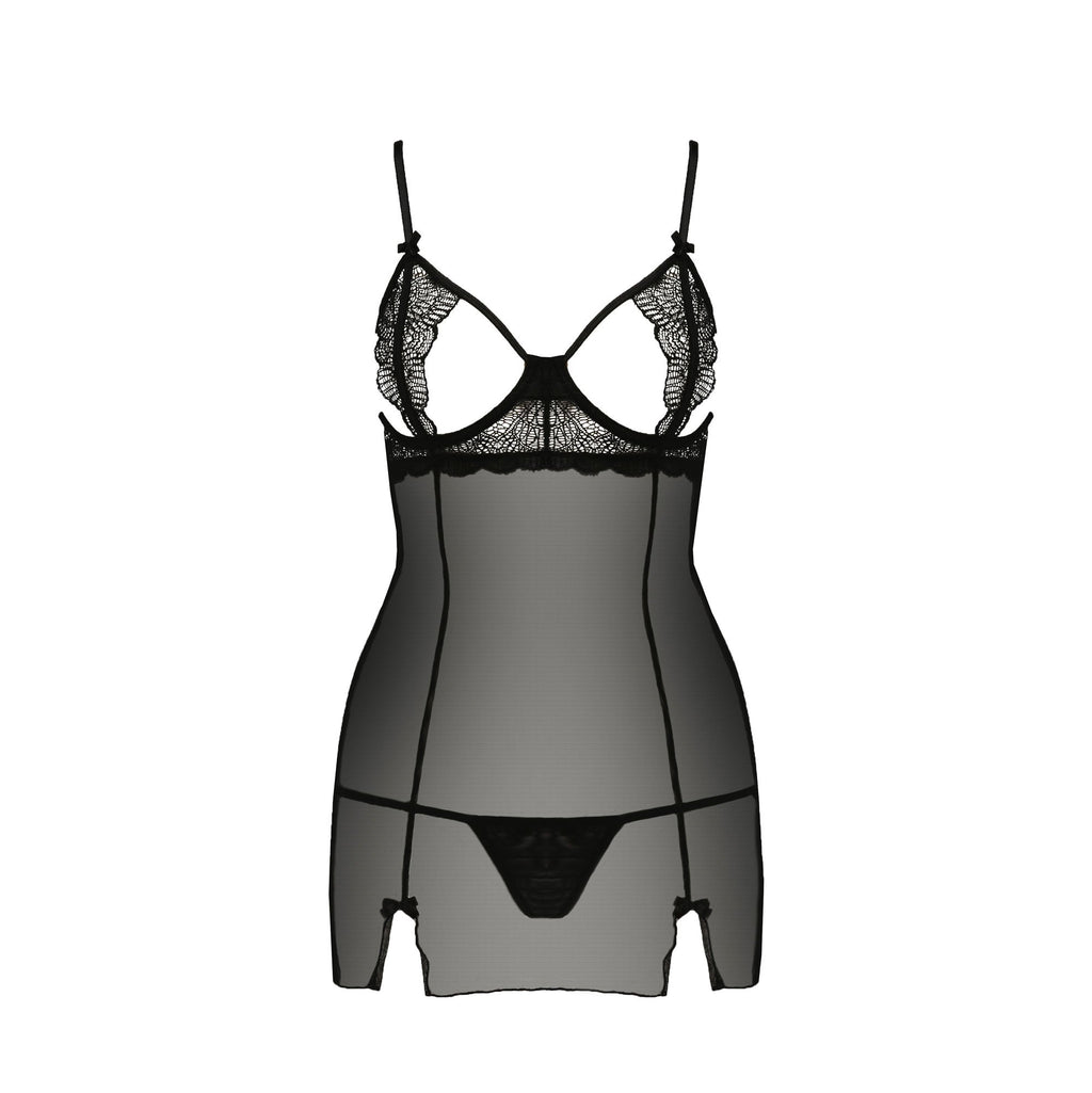 Babydoll QUENTRIS Nero - Taglia S/M