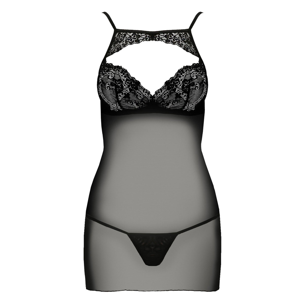 Babydoll VERONIQUE Nero - Taglia L/XL