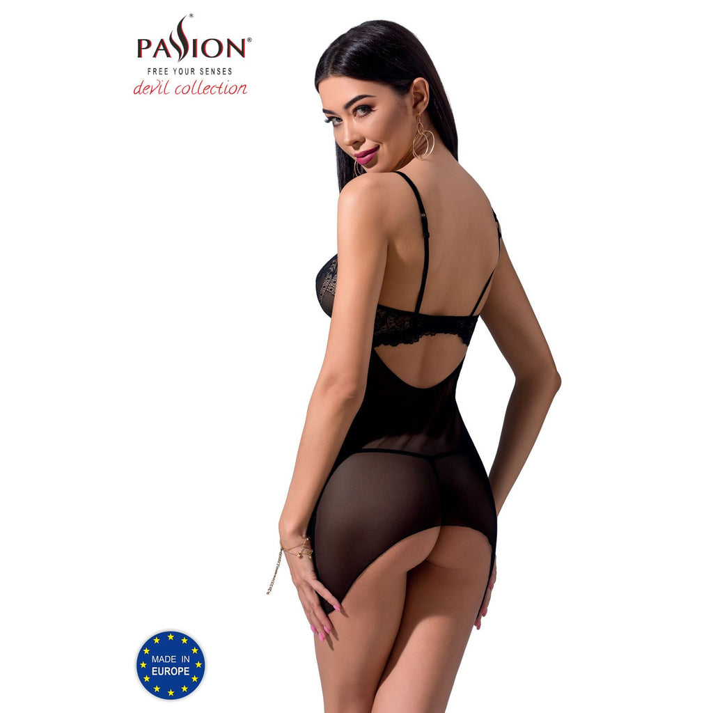 Babydoll VERONIQUE Nero - Taglia XXL/3XL