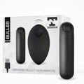 TARDENOCHE Buller Proiettile Vibrante Telecomando USB Silicone Nero