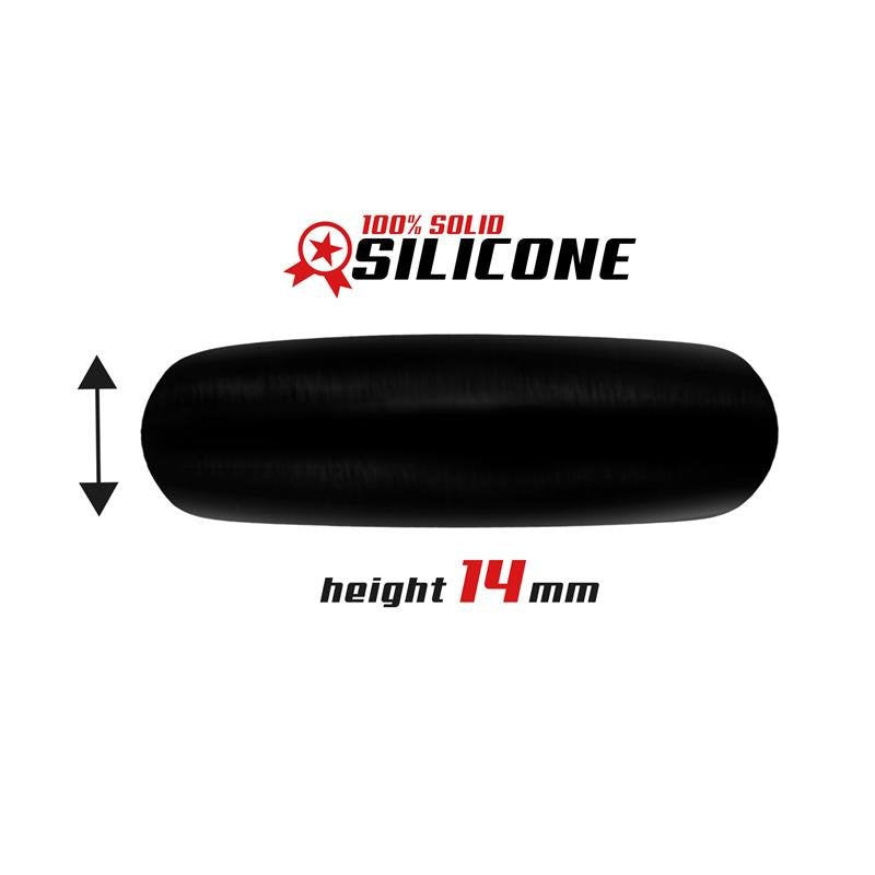 BEAST RINGS Anello per il pene in silicone solido 5,5 cm Nero