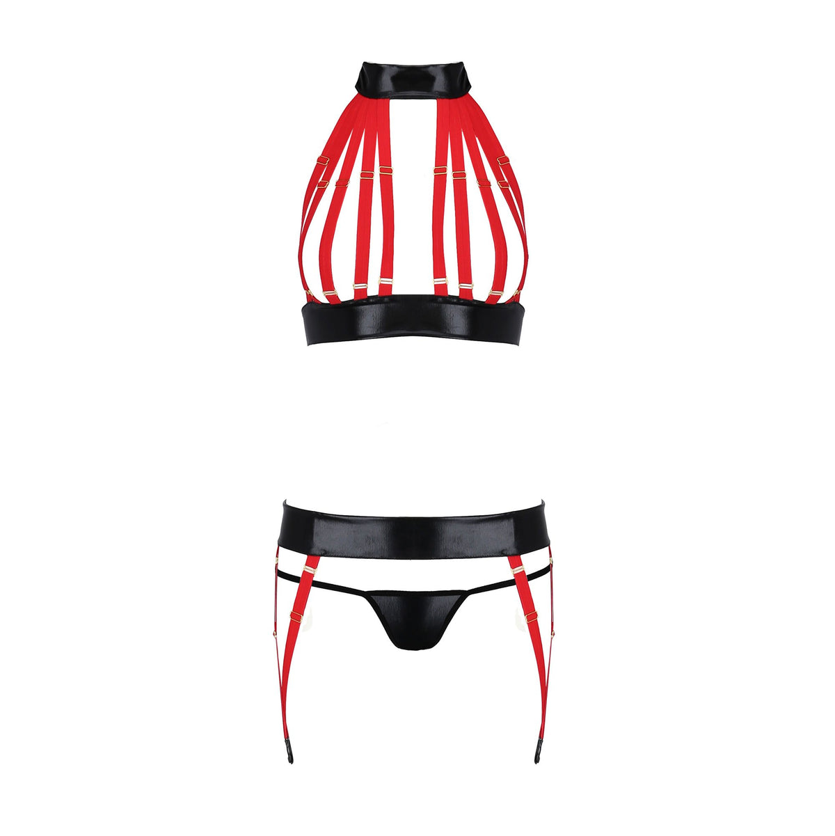 Completino AZIZA Rosso - Taglia S/M