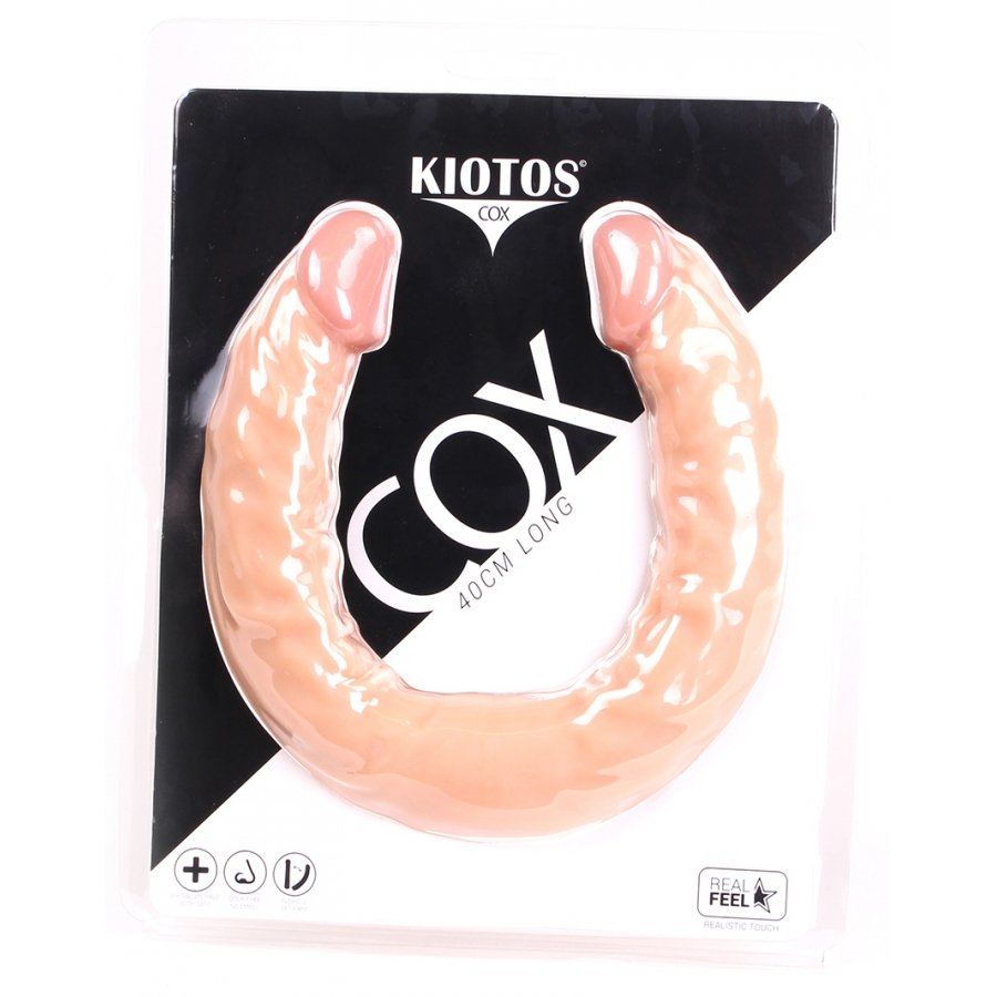 Dildo doppio Cox a U 40 x 3,8 cm