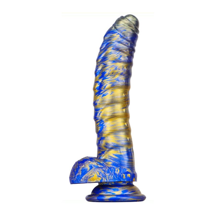 Dildo Fantasy Gasix 23 x 4 cm blu-oro