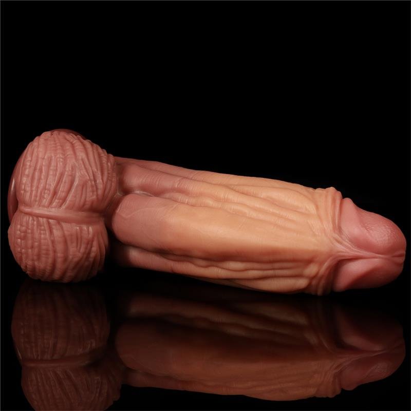 Dildo LOVETOY Nature King 10" Doppio Strato