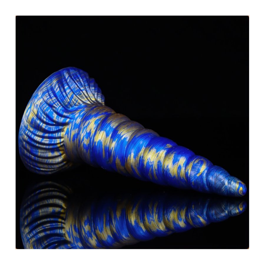 Dildo Unix 21 x 5,3 cm blu-oro