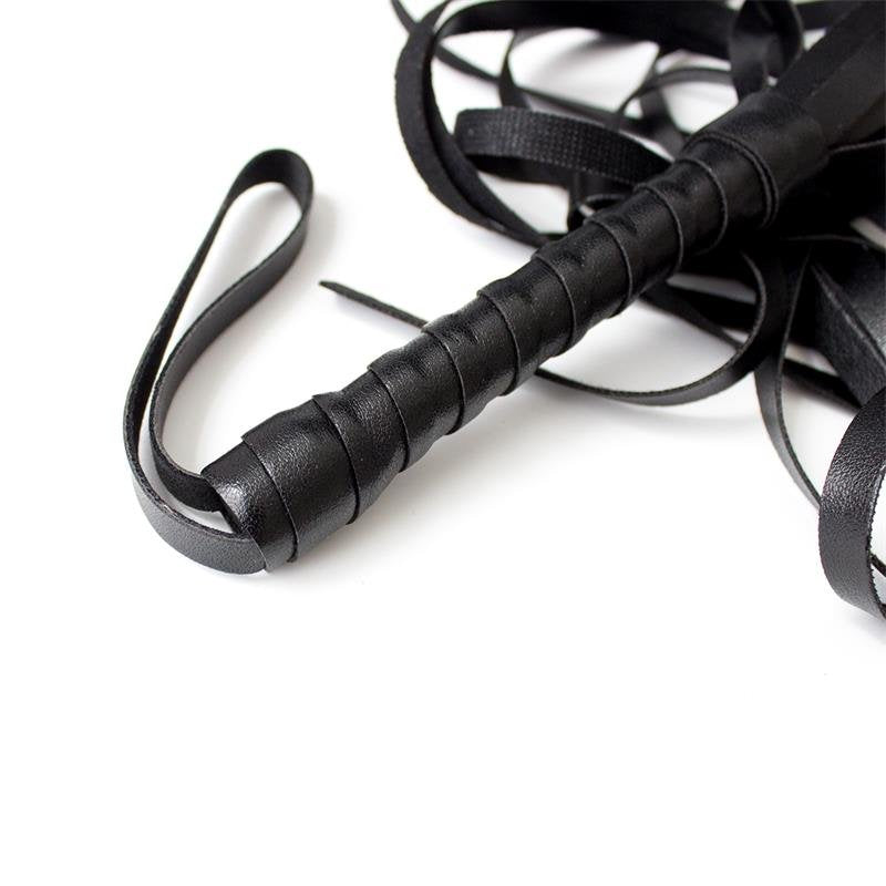 LATETOBED BDSM LINE Flogger 45 cm Nero