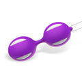 LATETOBED Misha Doppie Palline di Kegel in Silicone Viola
