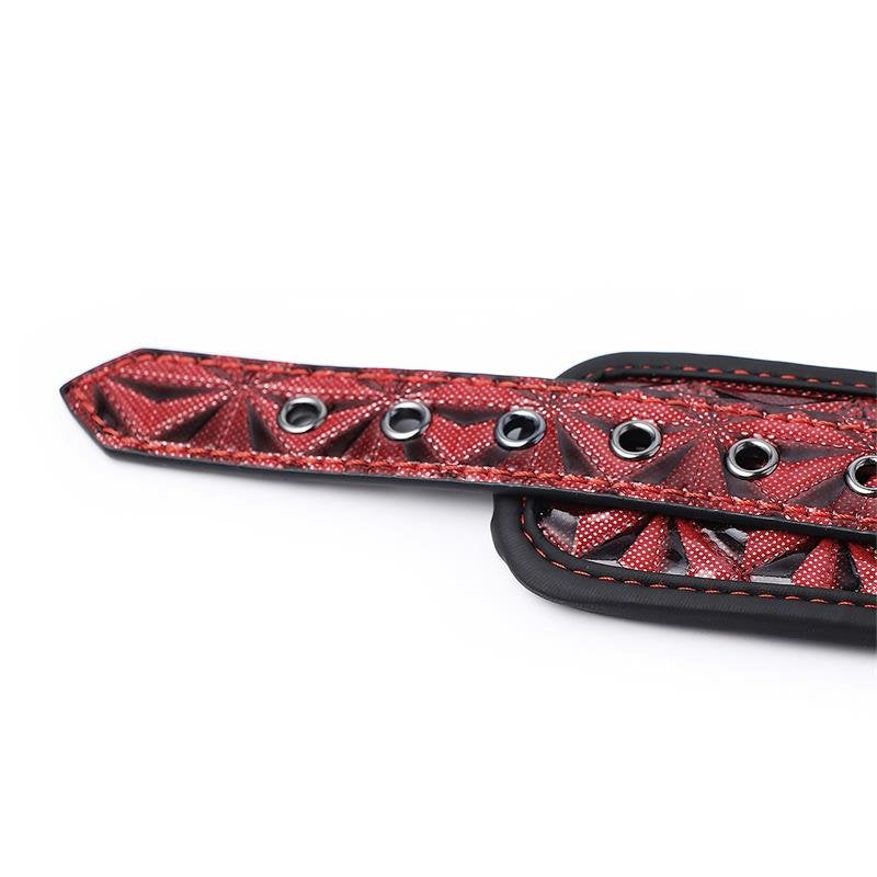 Manette imbottite regolabili DIAMOND LINE in pelle vegana Diamond