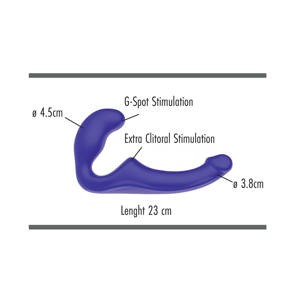 Strapless Strap-on Silicone 23 cm