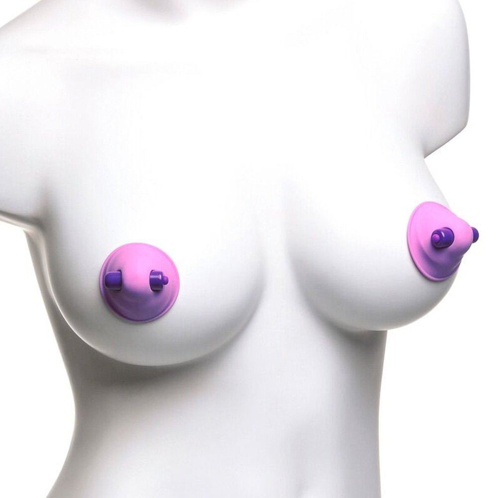 Vibrating nipple suck-hers