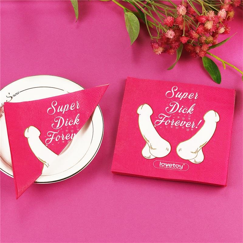 Tovaglioli di carta per feste LOVETOY, confezione da 10