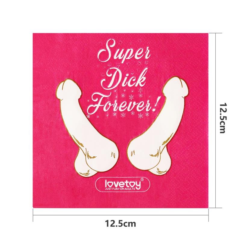 Tovaglioli di carta per feste LOVETOY, confezione da 10