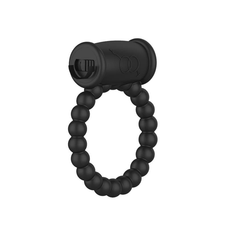 Anello vibrante per pene A-GUSTO Nero
