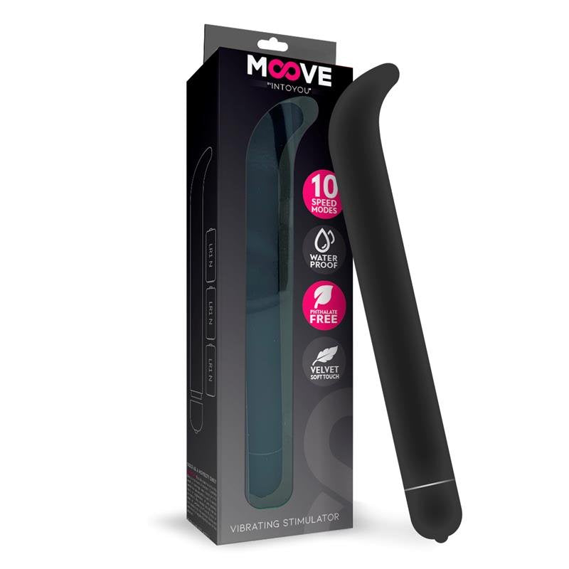MOOVE Vibe Stimolatore Punto G 10 Funzioni Nero