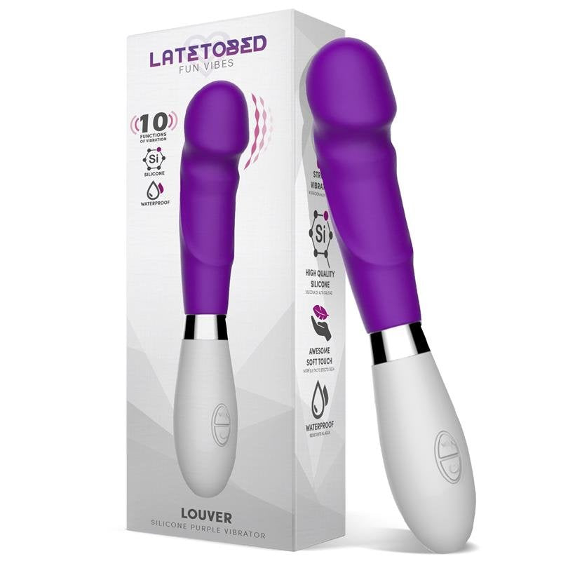LATETOBED Louver Vibe Silicone Viola