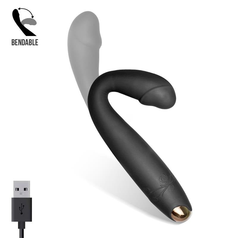 TARDENOCHE Staby Vibratore in silicone flessibile e pieghevole